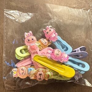 Labubu 10pc Hair Clips